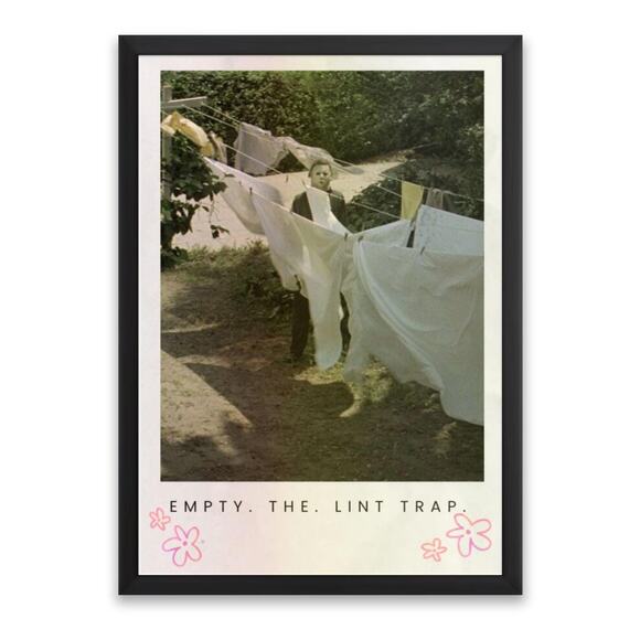 Michael Myers Laundry Room Print: Funny Halloween Decor by The Ace Co. - Picture 1 of 5